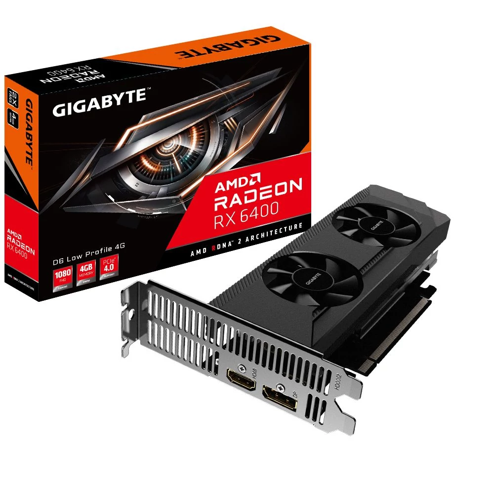 Gigabyte RX 6400 D6 Low Profile 4G