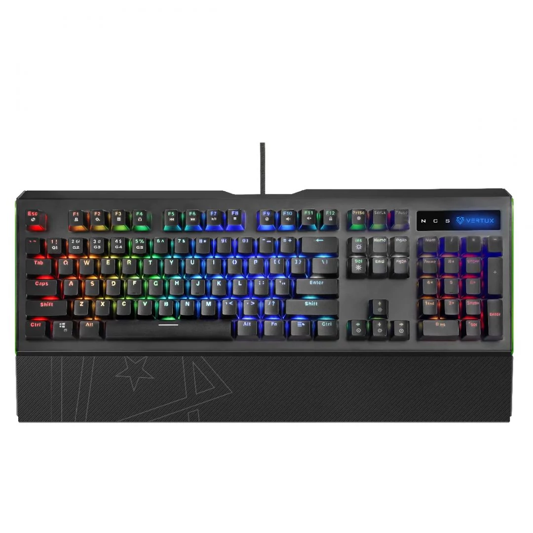 VERTUX Toucan Mechanical Gaming Keyboard Black US