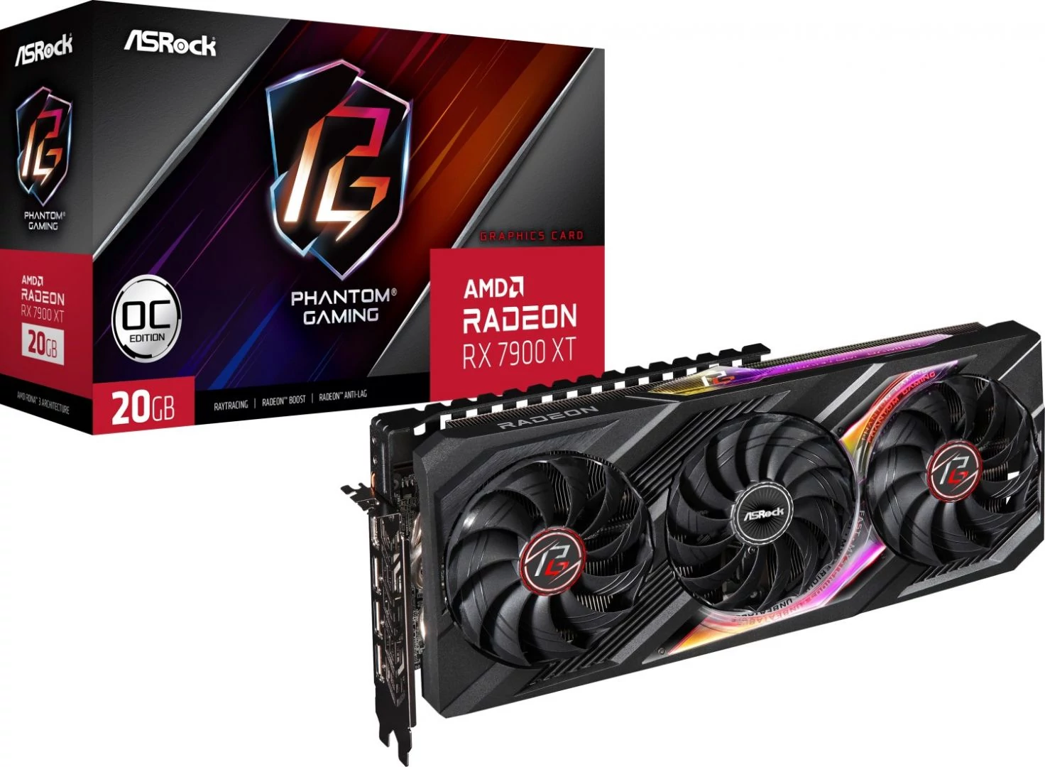 ASRock Radeon RX 7900 XT Phantom Gaming 20GB OC