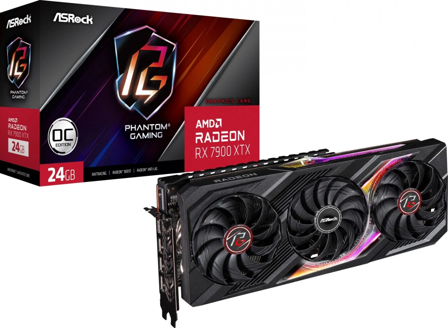 ASRock Radeon RX 7900 XTX Phantom Gaming 24GB OC