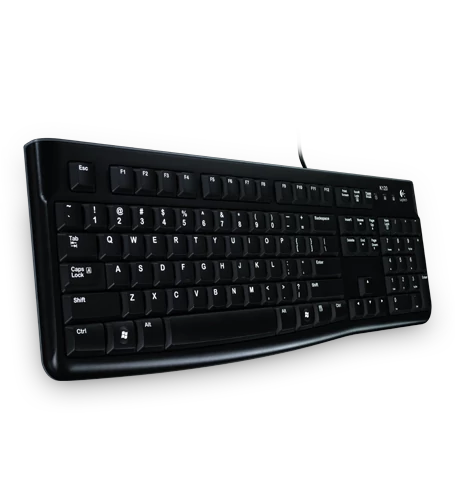 Logitech K120 USB billentyűzet Black HU