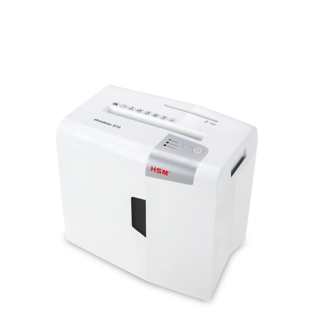 HSM Securio S10 iratmegsemmisítő fehér