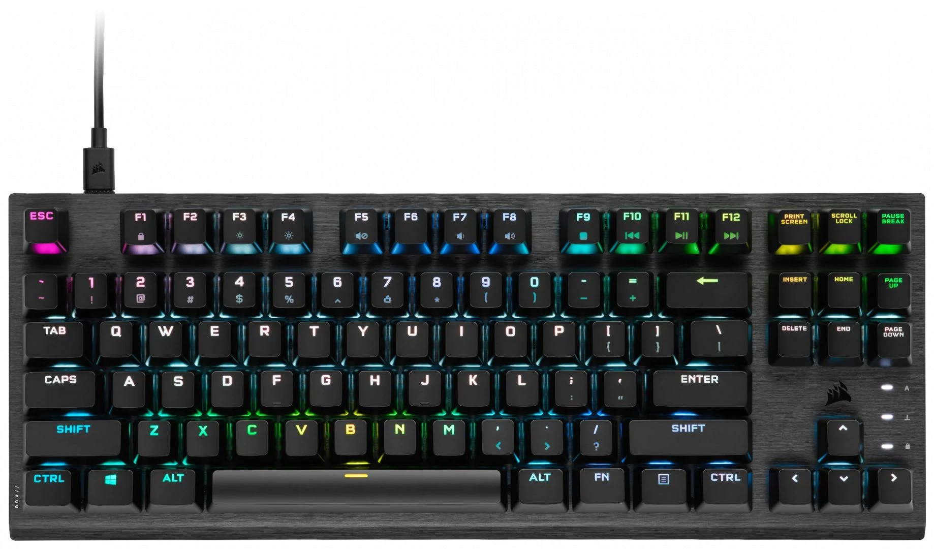 Corsair K60 Pro TKL RGB Tenkeyless Optical-Mechanical Gaming Keyboard Black US