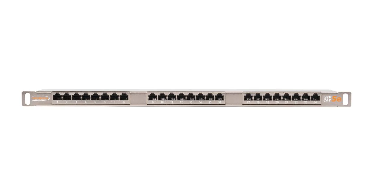 NIKOMAX 24-port patch panel 0,5U szürke