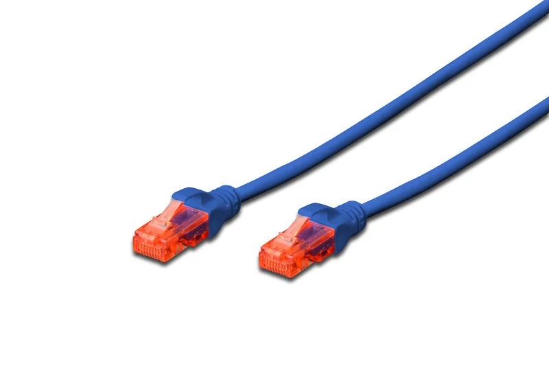 Digitus CAT6 U-UTP patch kábel 1m kék