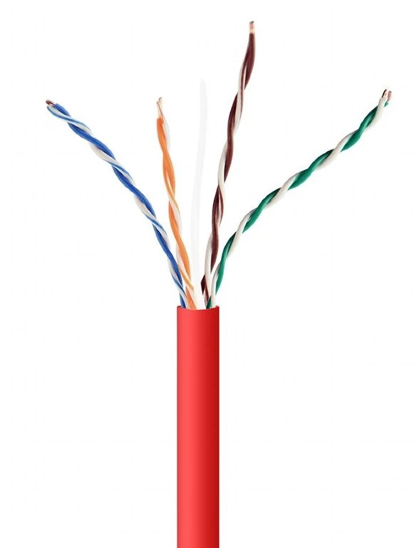 Gembird CAT5e U-UTP installlation cable 305m piros