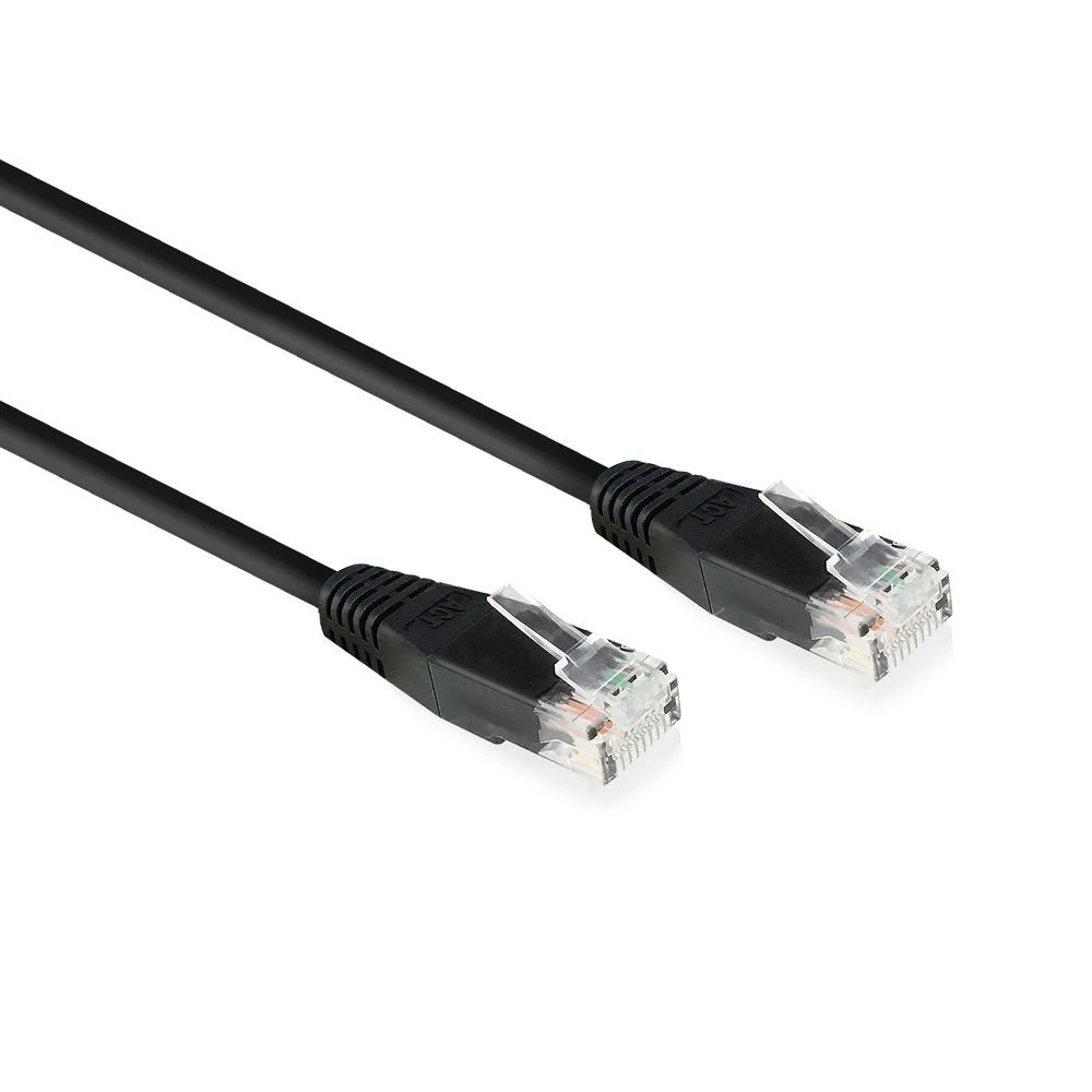 ACT CAT6 U-UTP patch kábel 10m fekete