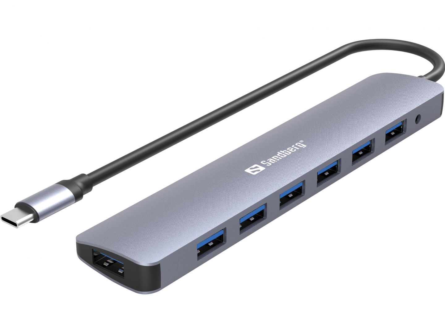 Sandberg USB-C to 7 x USB 3.0 HUB ezüst