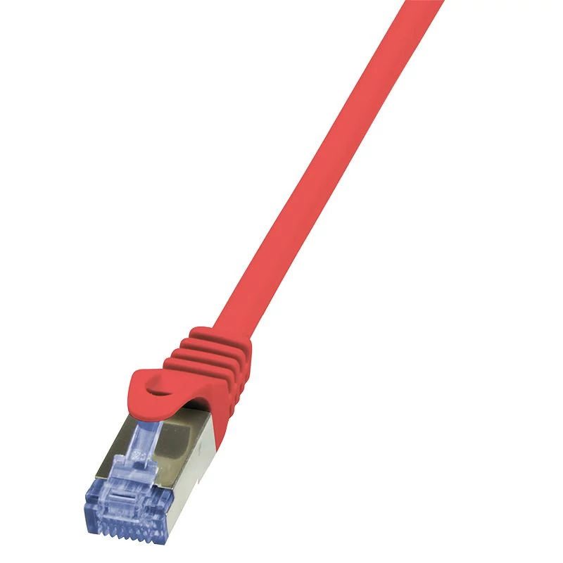 Logilink AWG26 patch kábel Cat.6A 10G S/FTP PIMF PrimeLine 3m piros