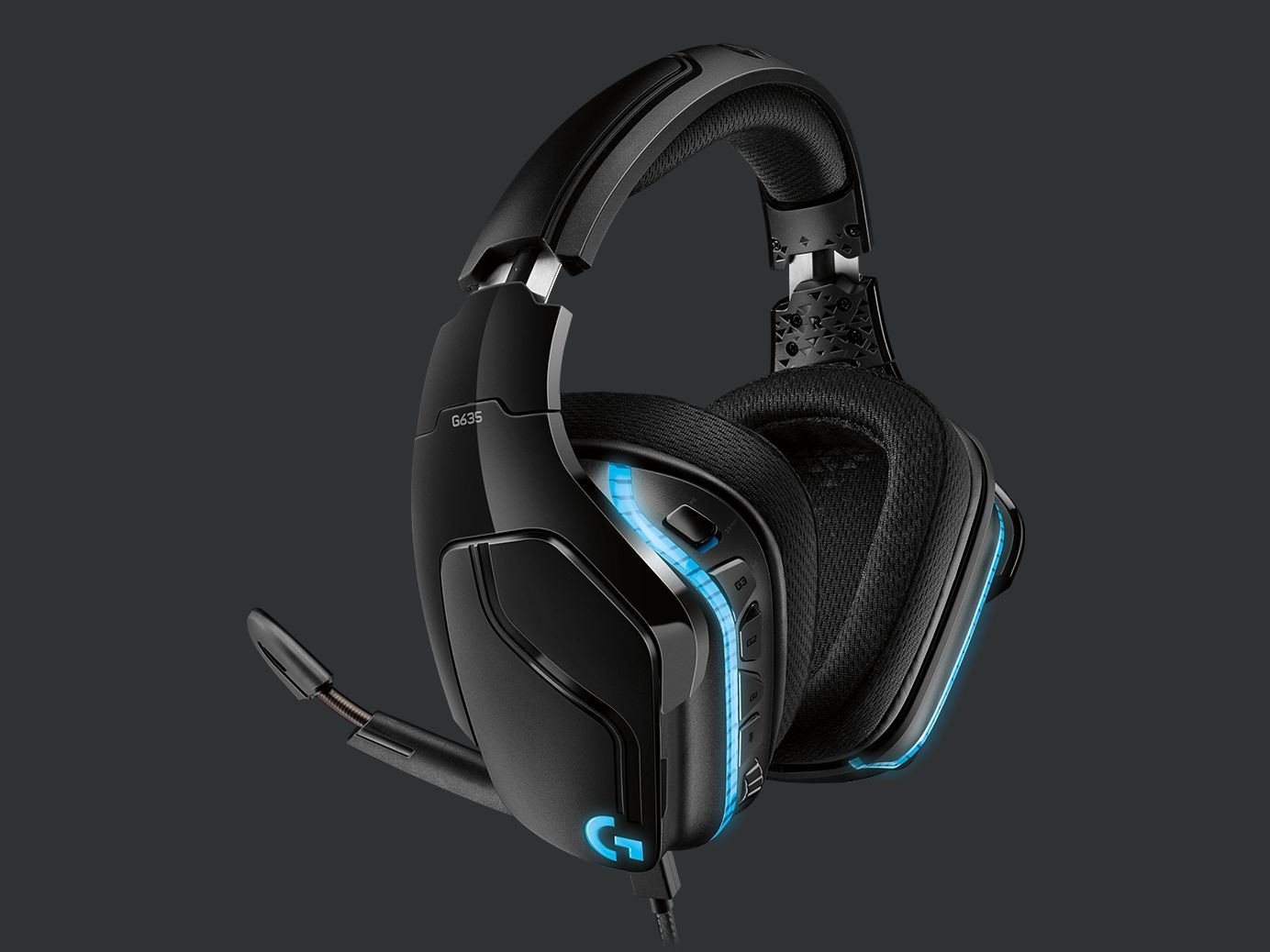 Logitech G635 7.1 Surround Sound Headset Black/Blue