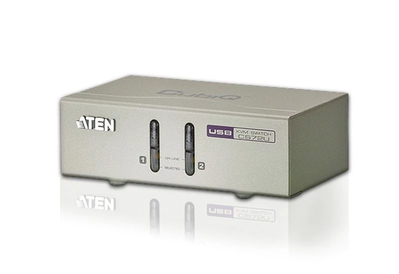 ATEN CS72U 2 portos USB VGA/audio KVM switch
