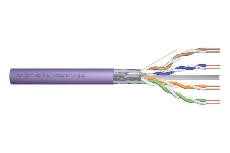 Digitus CAT6 F-UTP installation cable 100m lila