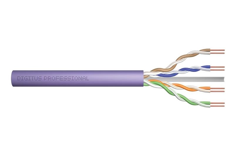 Digitus CAT 6 F-UTP installation cable 100m violet