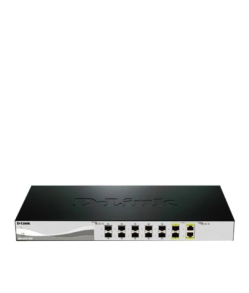 D-Link DXS-1210-12SC 12 portos L2 smart menedzselhető 10 gigabites ethernet switch