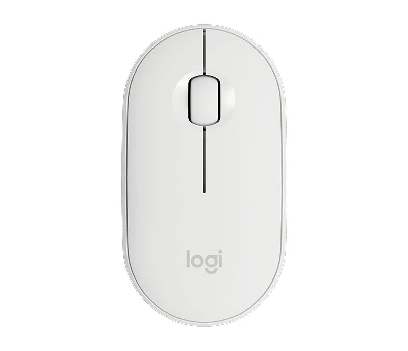 Logitech Pebble M350 Wireless/Bluetooth Off White