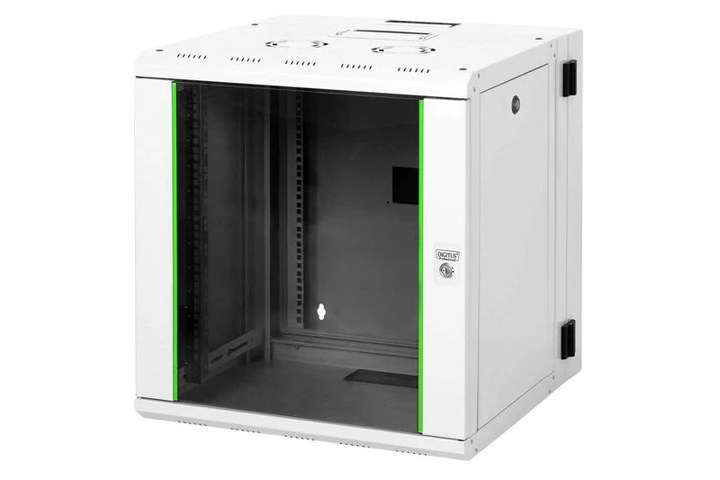 Digitus DN-19 12-U-3 falra szerelhető rackszekrény szürke