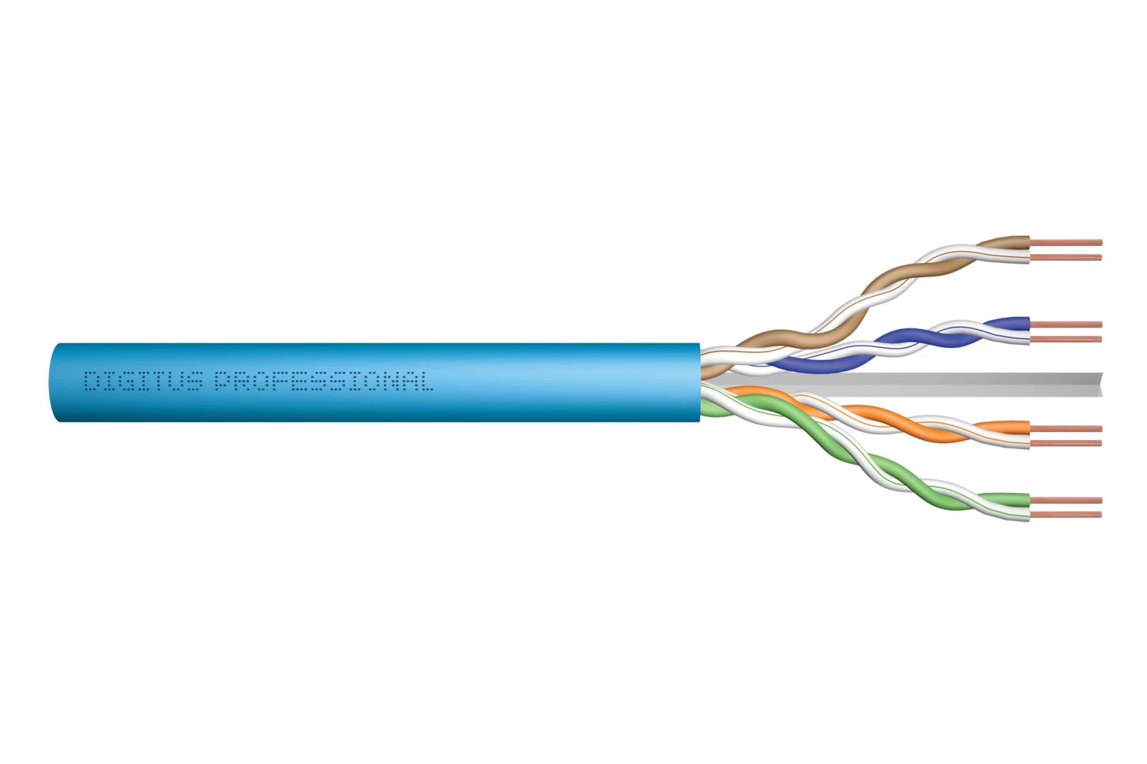 Digitus CAT6A U-UTP installation cable 500m kék