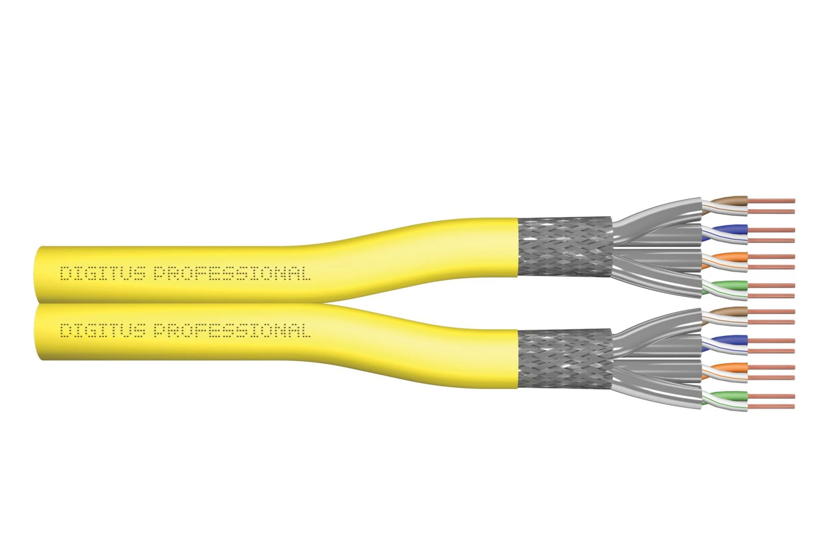 Digitus CAT7A S-FTP installation cable 500m sárga