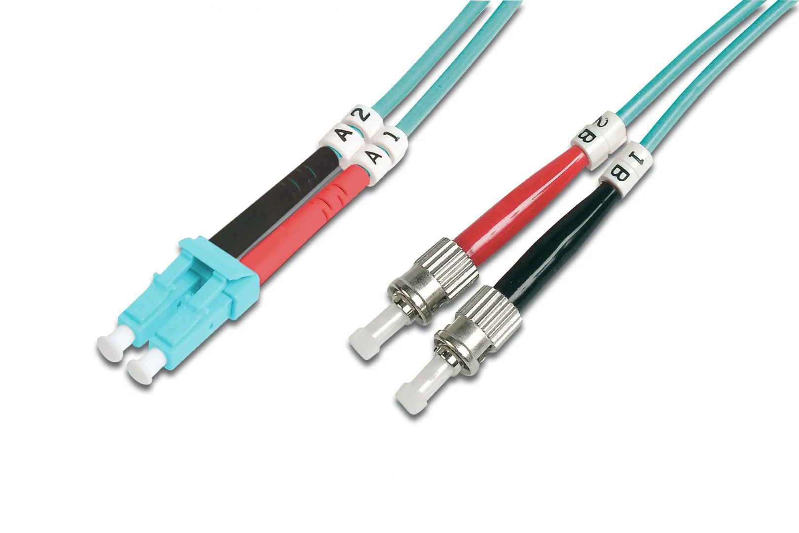 Digitus DK-2531-01/3 száloptikás kábel 1 M LC ST I-VH OM3 kék