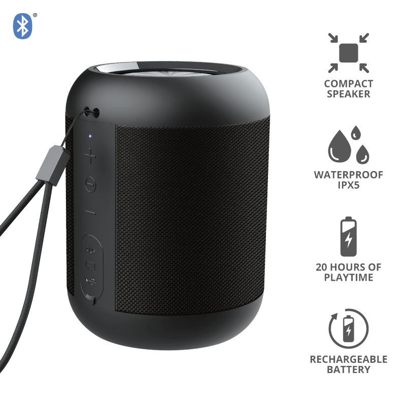 Trust Rokko Bluetooth Wireless Speaker Black