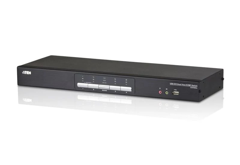 ATEN CS1644A 4 portos USB DVI Dual Link Dual Display/audio KVMP switch