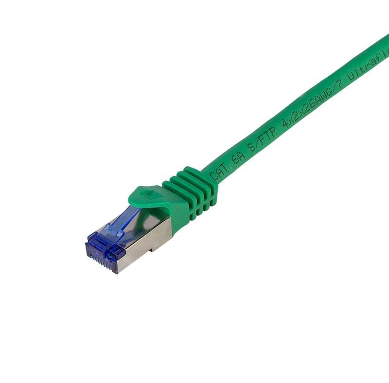 Logilink CAT6A S-FTP patch kábel 10m zöld