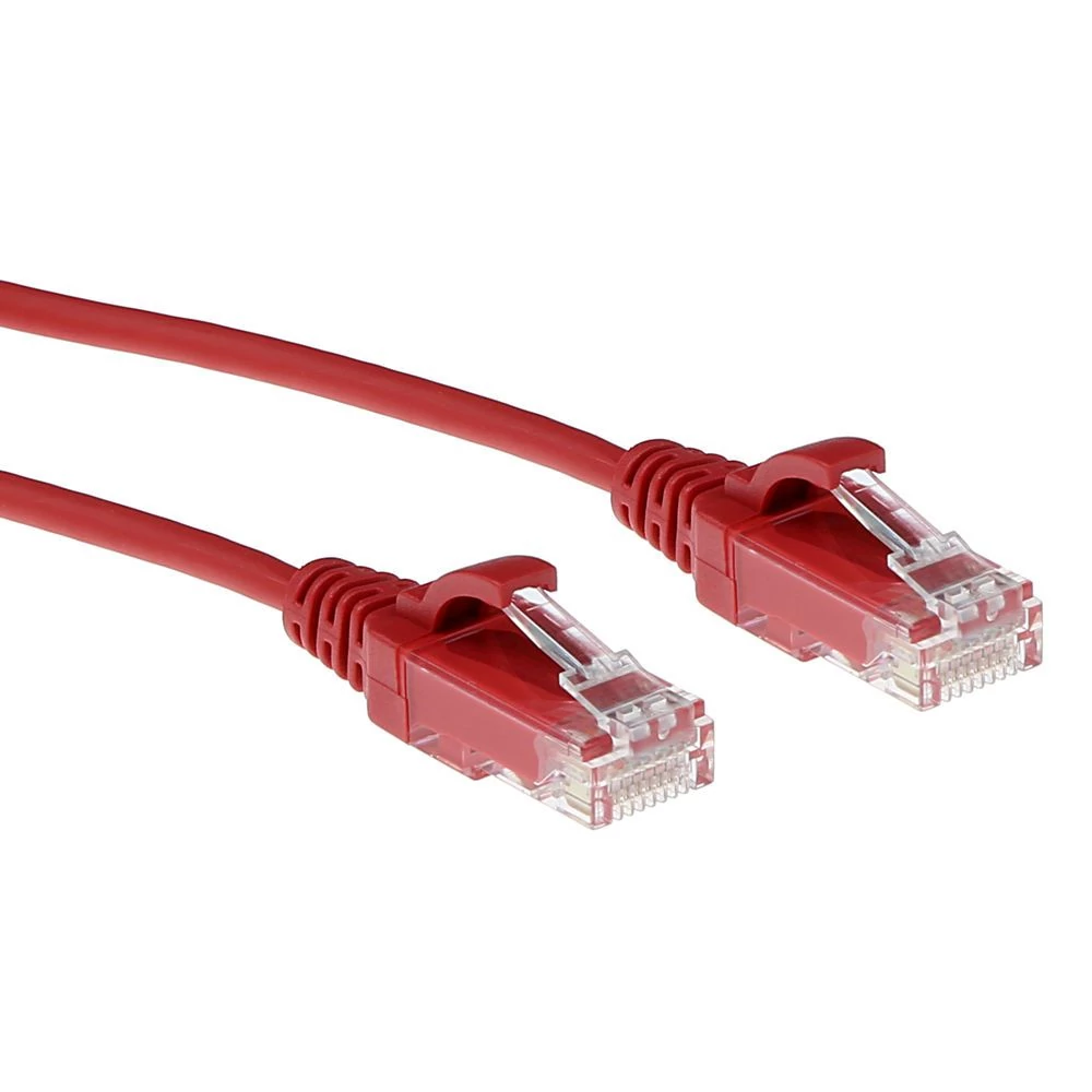 ACT CAT6 U-UTP patch kábel 2m piros
