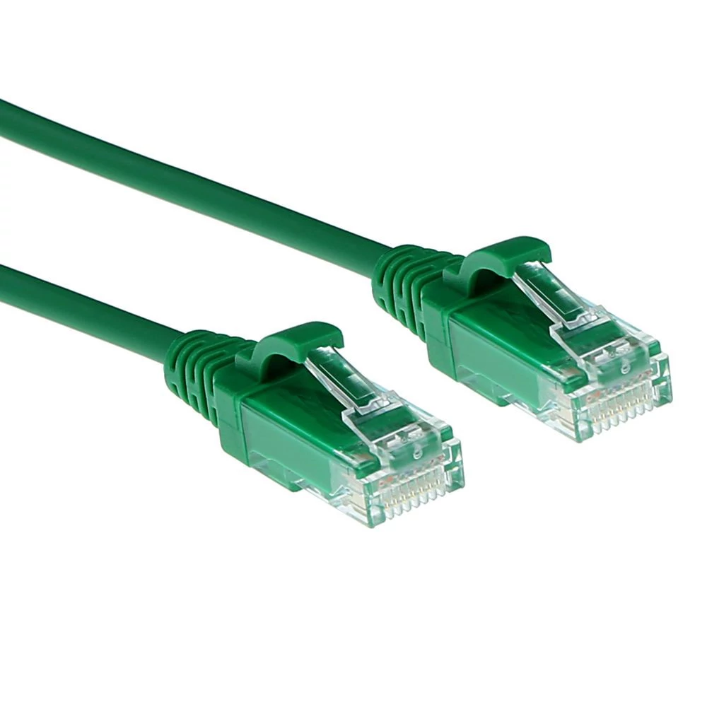 ACT CAT6 U-UTP patch kábel 0,5m zöld
