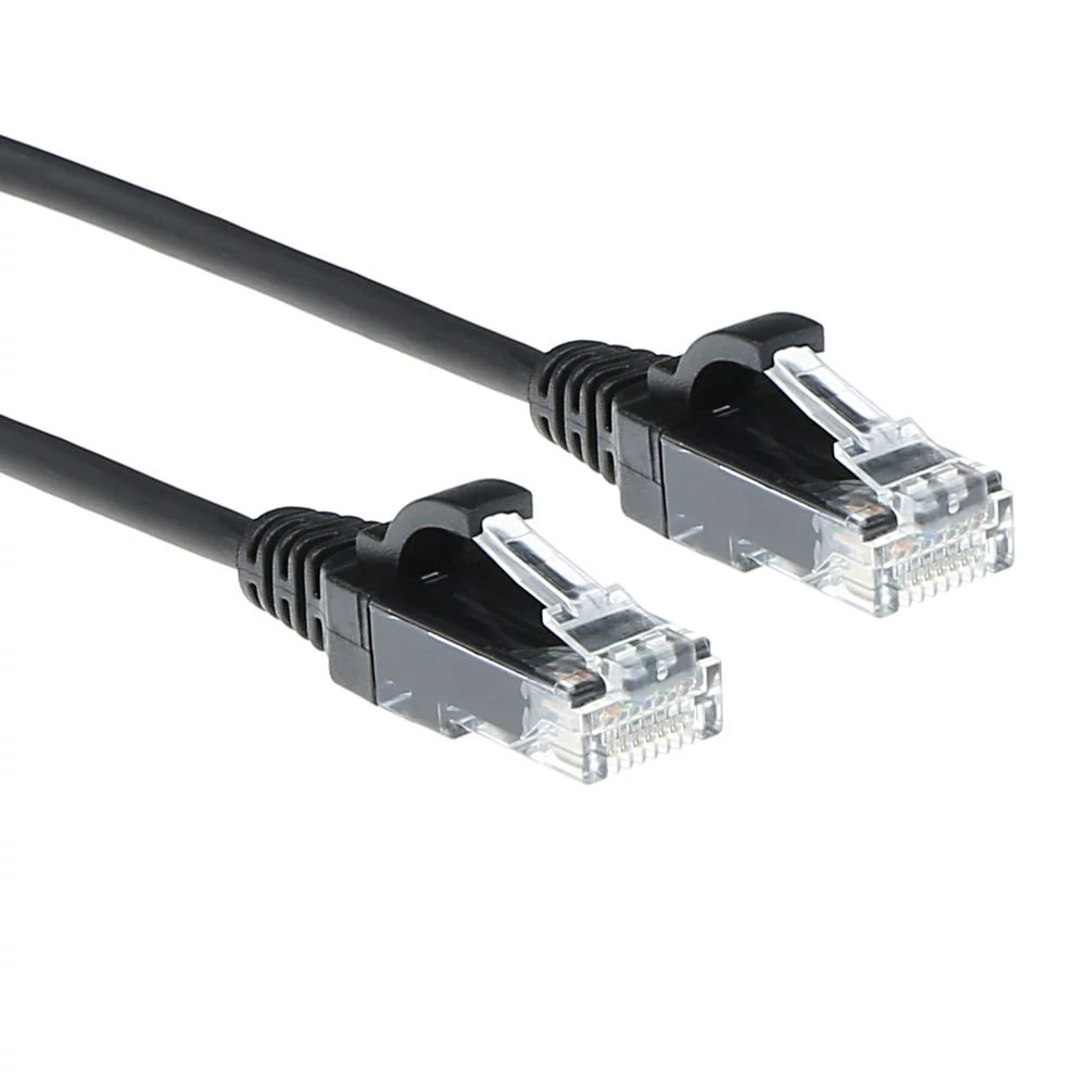 ACT CAT6 U-UTP patch kábel 0,5m fekete