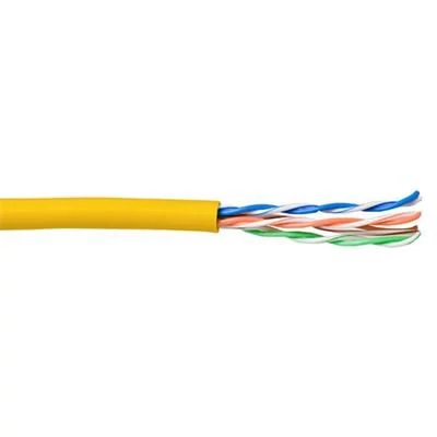 ACT CAT5e U-UTP installation cable 100m sárga
