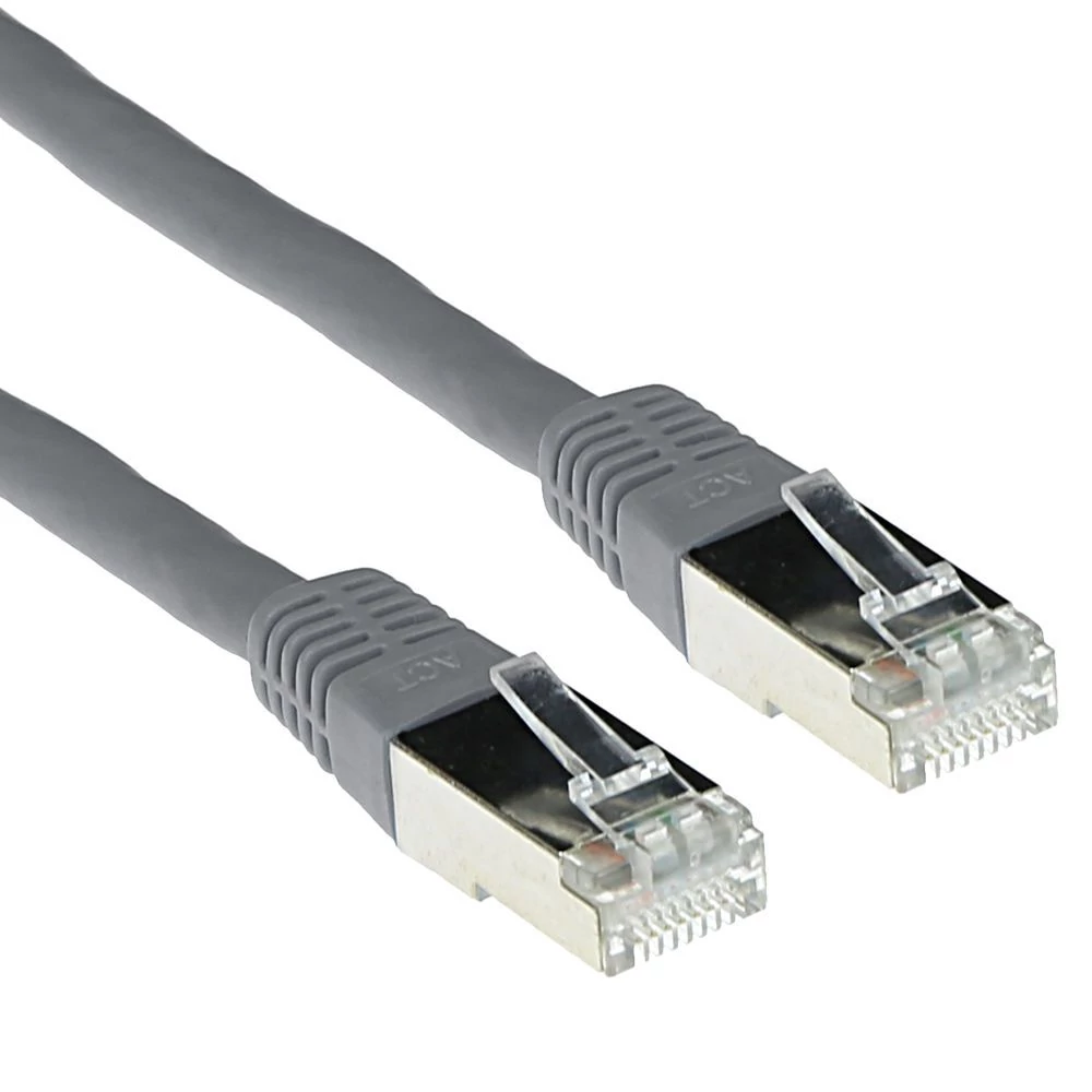 ACT CAT5e F-UTP patch kábel 0,5m szürke
