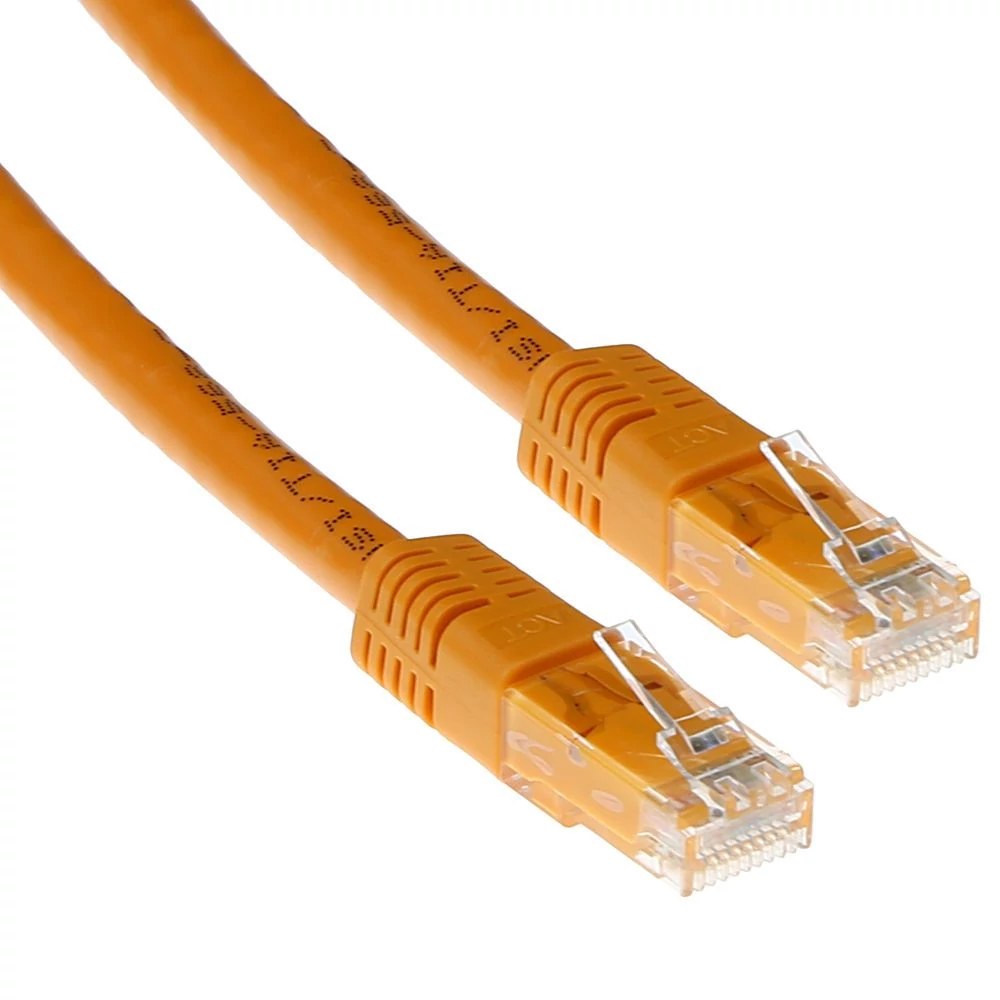 ACT CAT6 U-UTP patch kábel 7m narancssárga