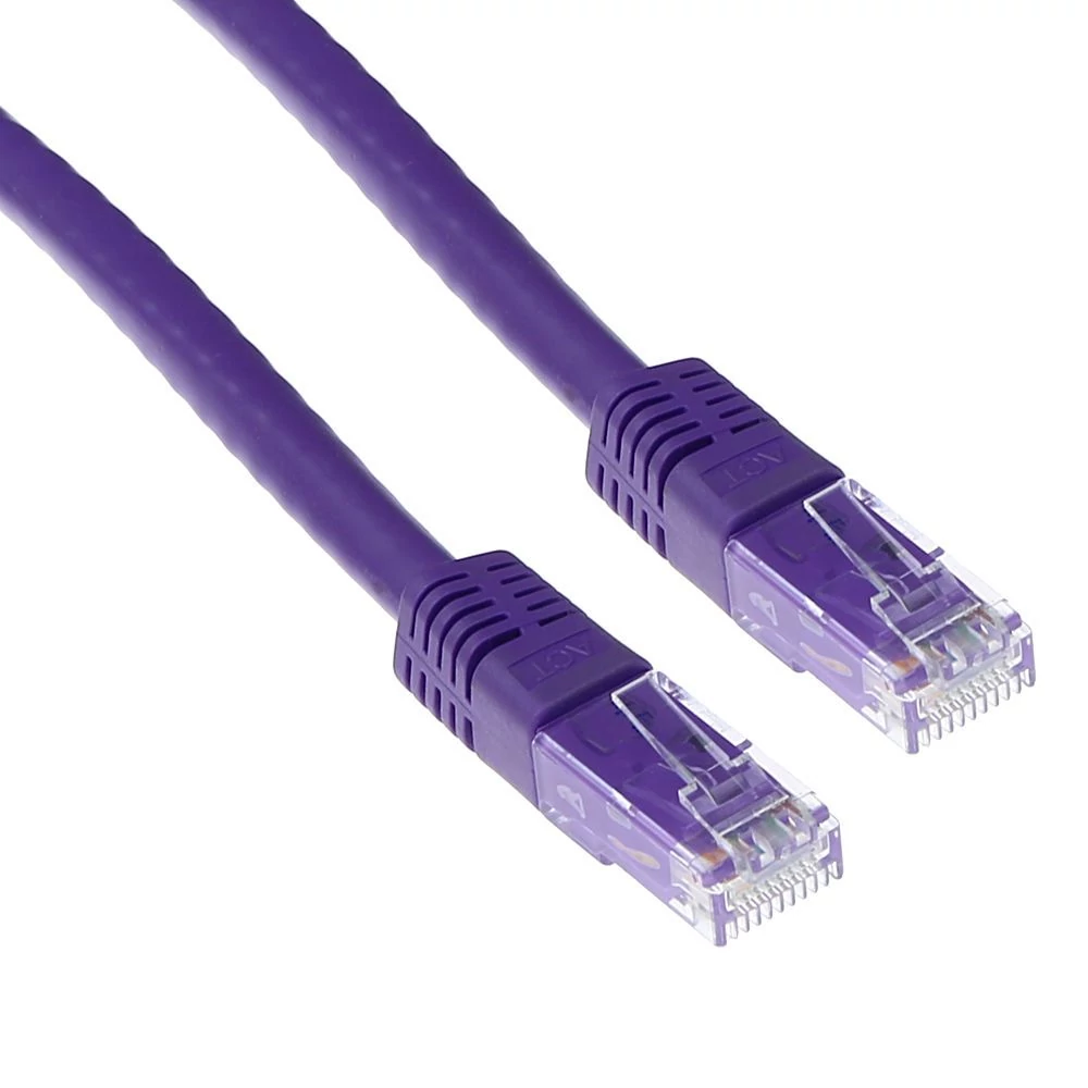 ACT CAT6 U-UTP patch kábel 5m lila