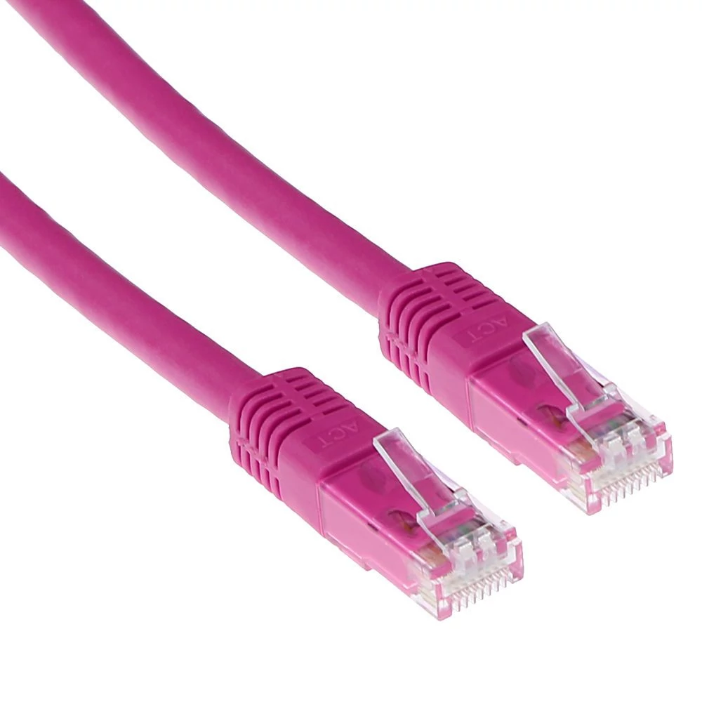 ACT CAT6 U-UTP patch kábel 7m rózsaszín