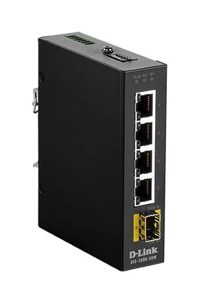 D-Link DIS-100G-5SW industrial gigabit nem menedzselhető switch SFP slottal