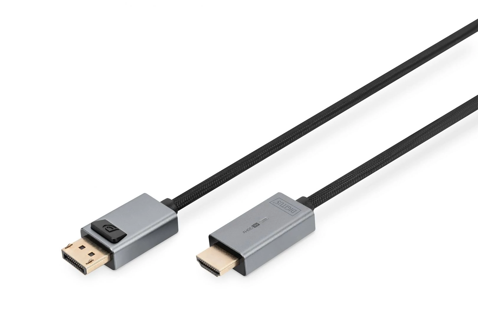 Digitus DB-340202-030-S 4K DisplayPort Adapter Cable, DP - HDMI Type A