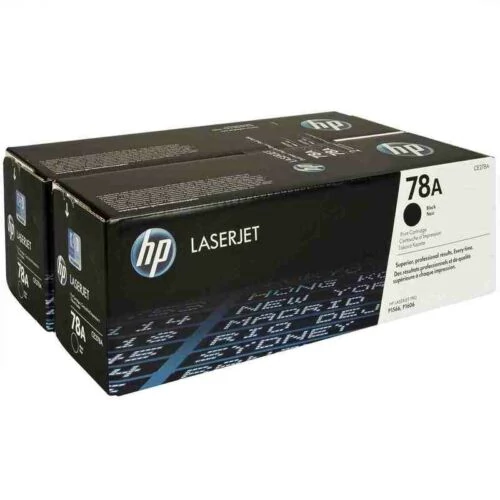 HP CE278AD (78AD) fekete eredeti toner duplacsomag