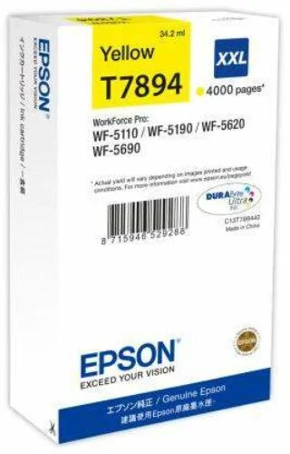 Epson T7894 sárga eredeti tintapatron