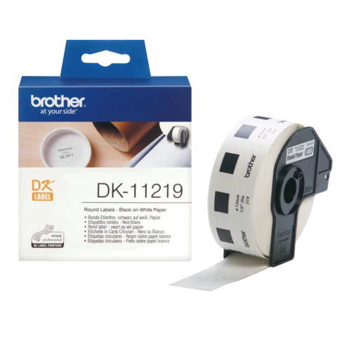 Brother DK-11219 fehér eredeti öntapadós címke 29mm