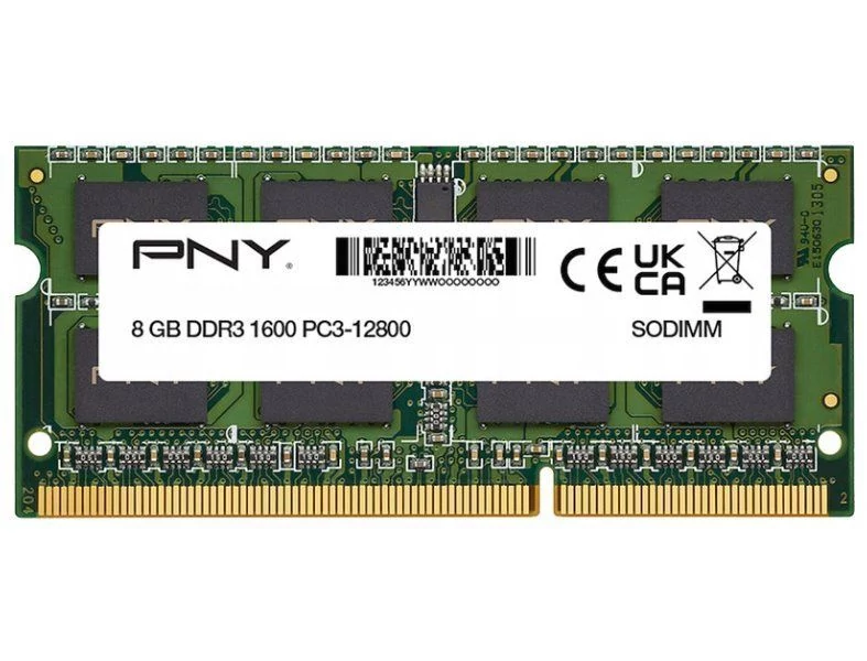 PNY 8GB DDR3 1600MHz SODIMM RAM