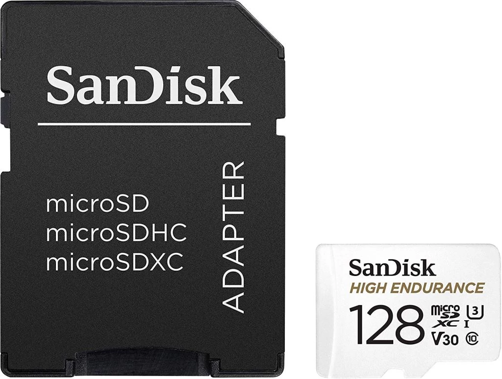 Sandisk High Endurance 128GB Micro SDXC CL10 U3 V30 memória kártya + adapter (SDSQQNR-128G-GN6IA / 183567)