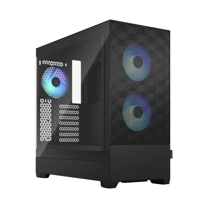 Fractal Design Pop Air táp nélküli ablakos ház RGB Black TG Clear Tint - fekete (FD-C-POR1A-06) - Bontott termék!