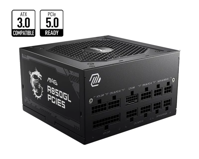 MSI MAG A850GL PCIE5 850W tápegység