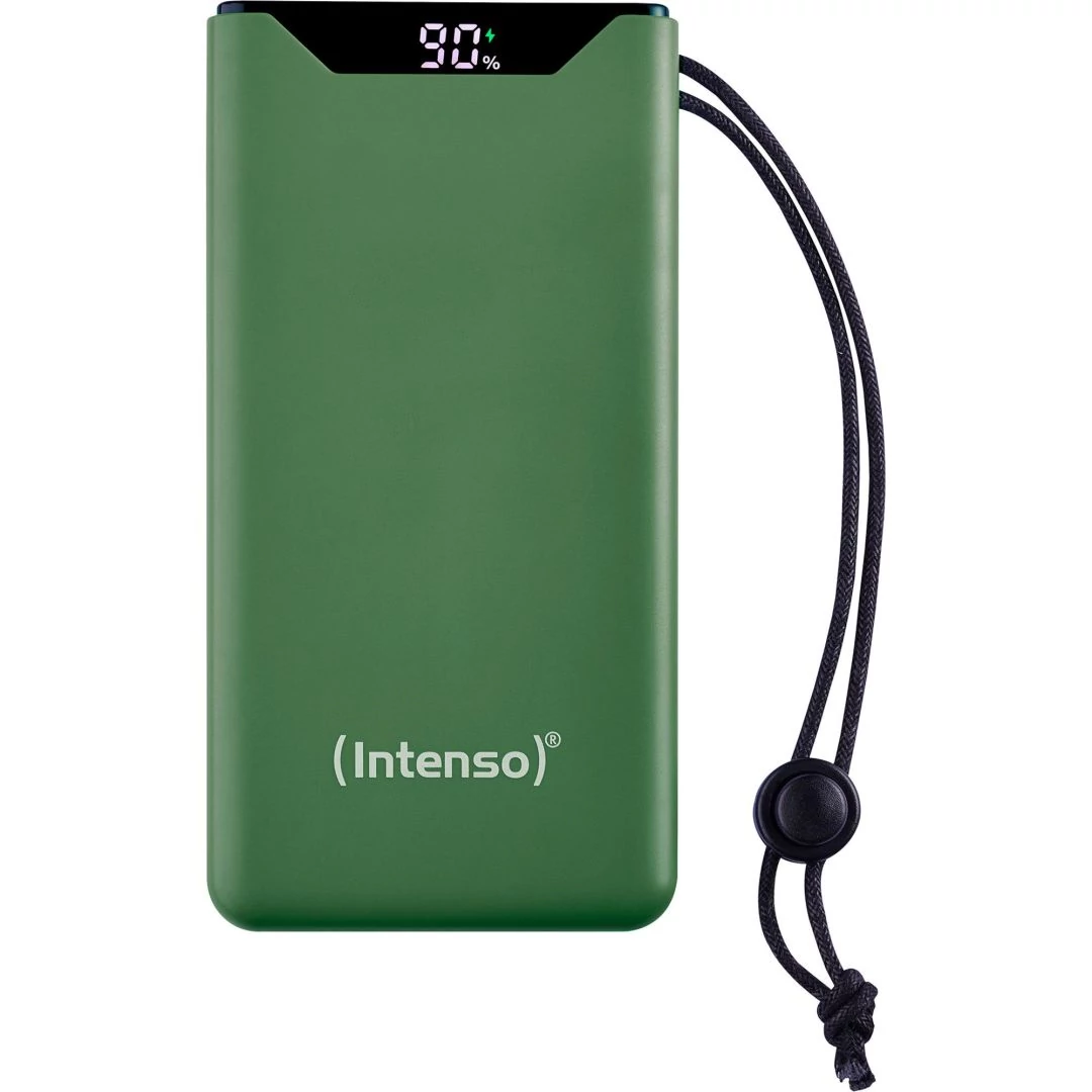 Intenso F10000 10000mAh Powerbank zöld