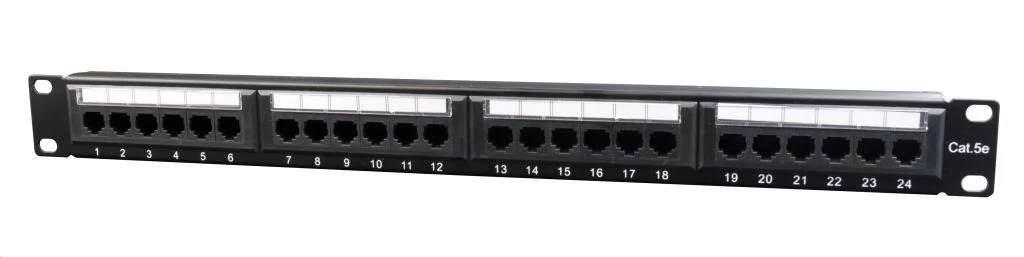 Gembird NPP-C524CM-001 patch panel 24 port 1U 19