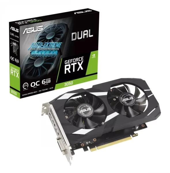 Asus RTX 3050 6GD6 Dual OC --- DUAL-RTX3050-O6G
