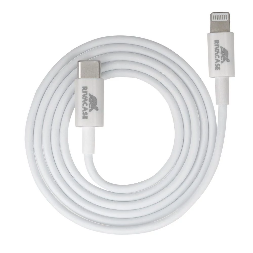 RivaCase PS6017 WT10 1m USB-C to Lightning kábel fehér