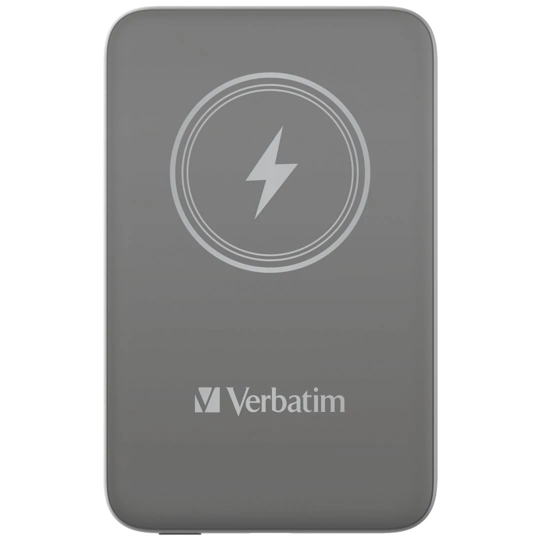 Verbatim Charge 'n' Go Magnetic Wireless 10000mAh PowerBank Grey