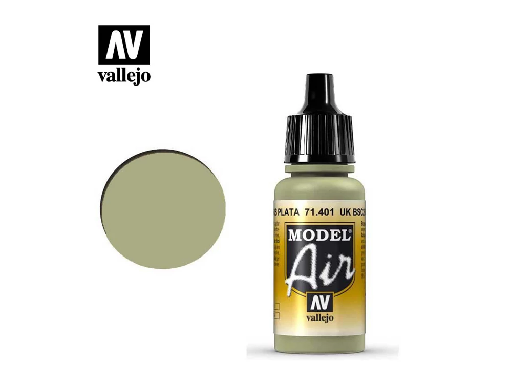 Vallejo Model Air - UK BSC28 Silver Grey 17 ml