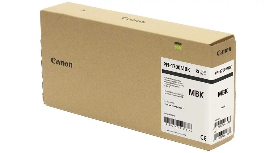 Canon PFI-1700 mattfekete eredeti tintapatron